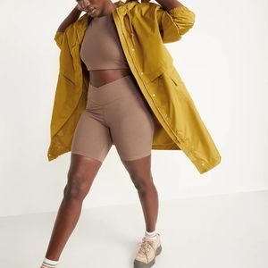 Oversized Water-Resistant Hooded Coat